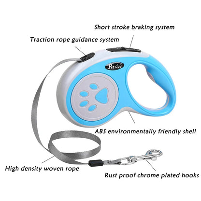 Paw Track Retractable Leash - LOVON