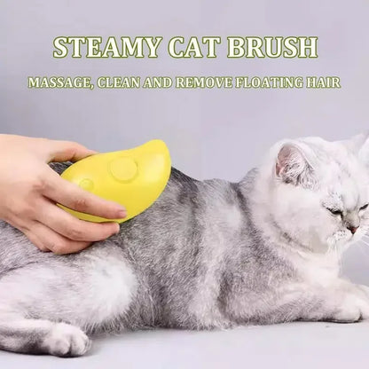 Steam Groom Trio: Electric Steam Pet Brush