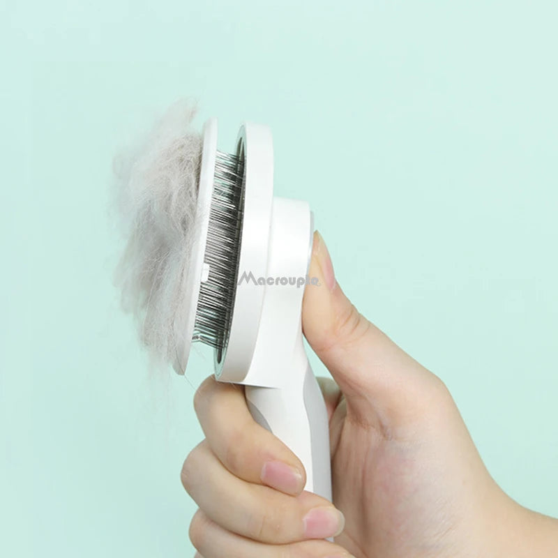 FurEase Self-Cleaning Slicker Brush - LOVON