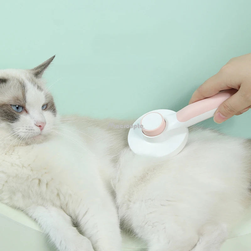 FurEase Self-Cleaning Slicker Brush - LOVON