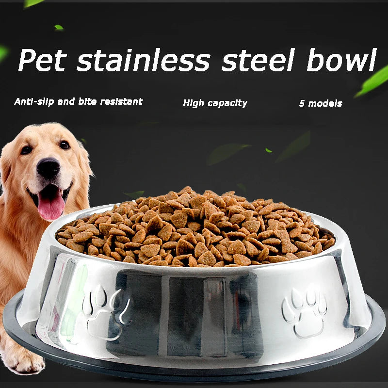 Paw Feast Stainless Steel Pet Bowl - LOVON